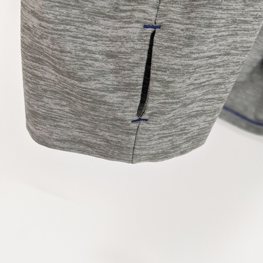 Under Armour UA Loose 1/2 Zip Pullover Long Sleeve Gray Blue Avalanche Fastpitch - Picture 5 of 10